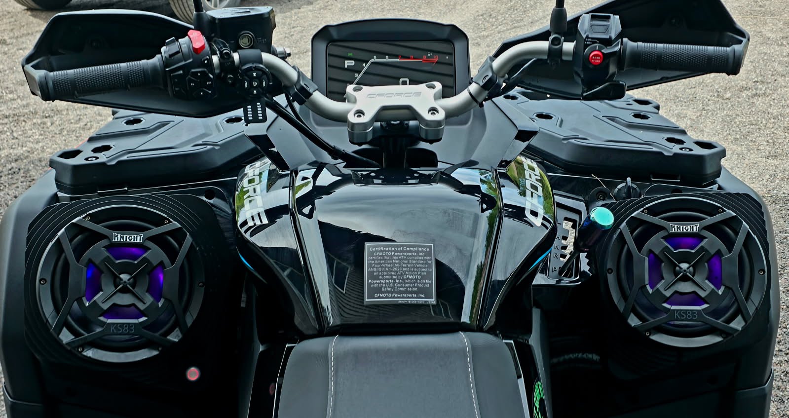 2025 to 2026 CFMOTO CForce 800/1000 Waterproof Fender Speaker Pods