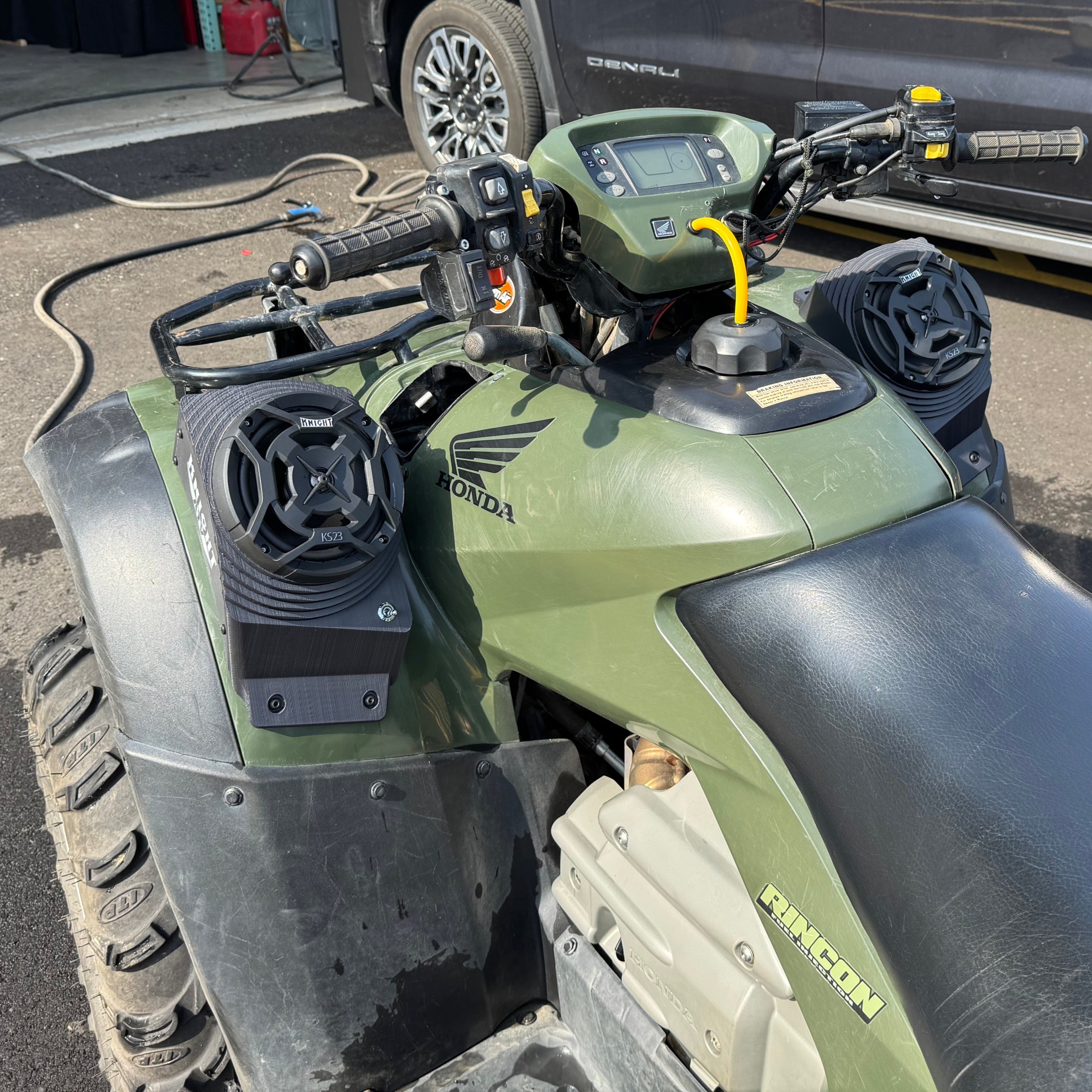 Honda Rincon Waterproof Fender Speaker Pods