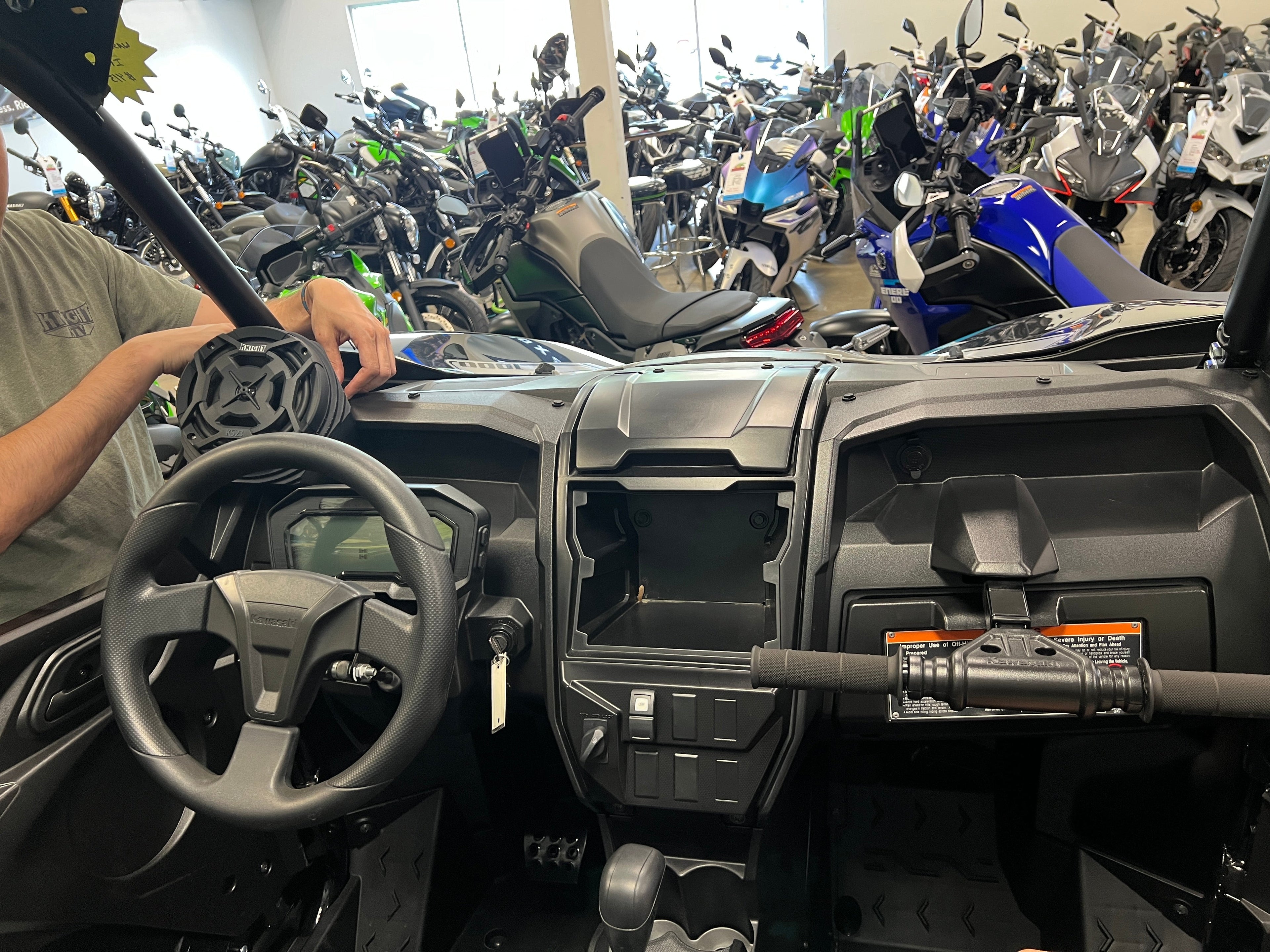 KRX 1000 Dash 6.5 inch Speaker Pod Housings Only