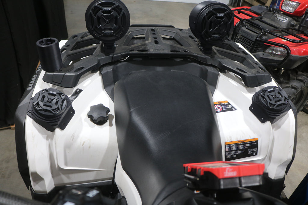 Can-Am Outlander Bluetooth ATV Rear Speaker Pod Add Ons - Housings Only