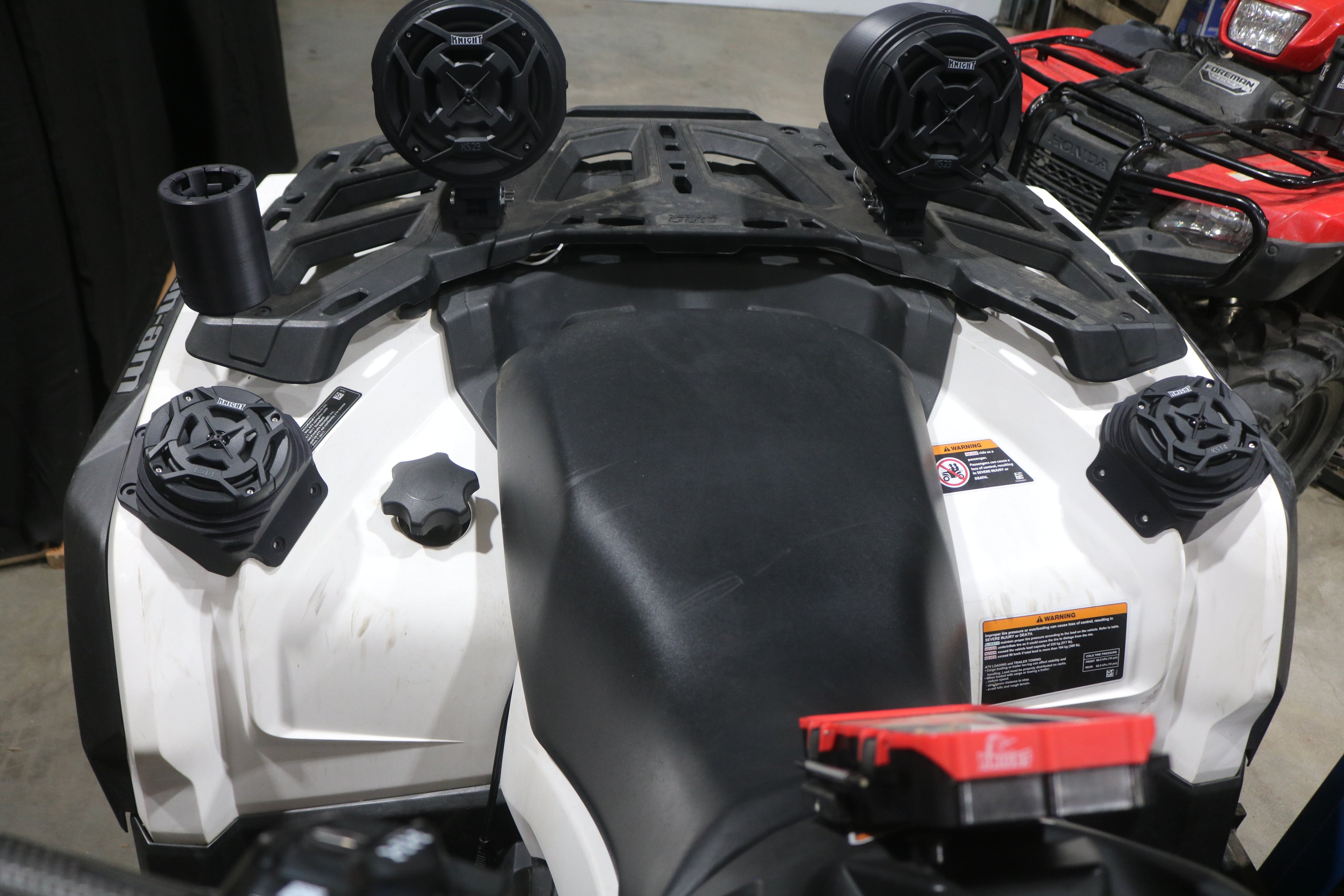 2012-2026 Can Am Outlander Bluetooth LED Rear ATV Sound System
