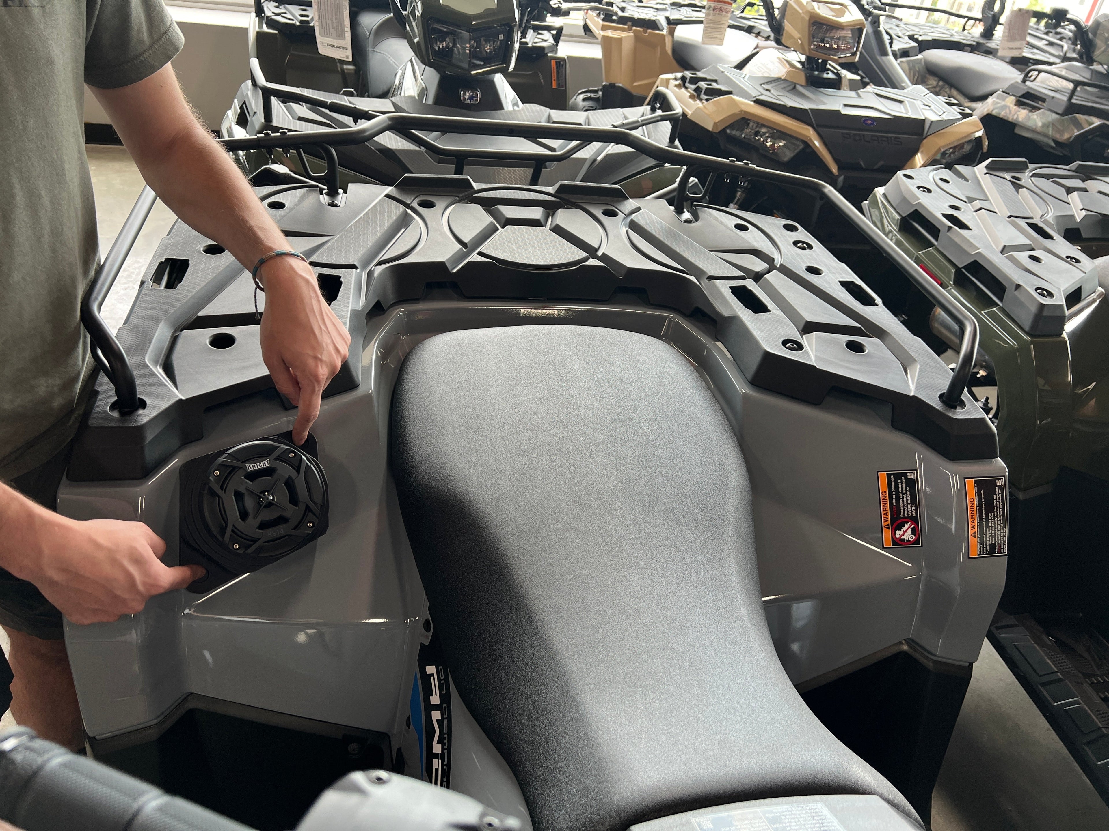 2005-2026 Polaris Sportsman Waterproof Rear Fender Speaker Pods